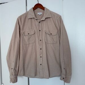 Reiss Beige Corduroy Shirt